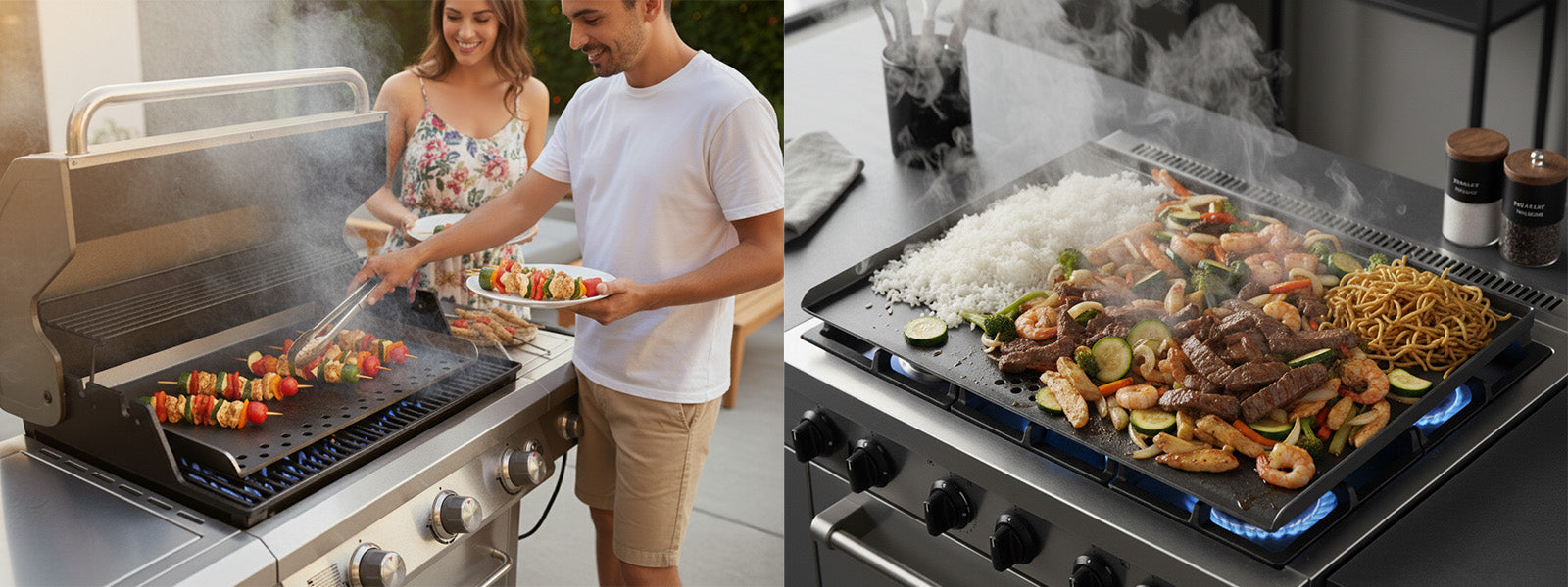 Flat Top Griddle - Baking Steel - Pizza Steel - Steelmade Cookware
