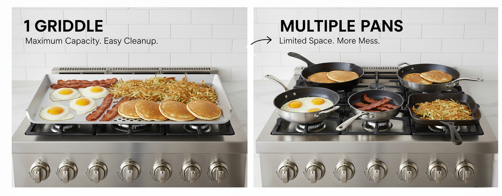 Flat Top Griddle - Baking Steel - Pizza Steel - Steelmade Cookware