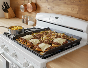 Parrilla de superficie plana fabricada en acero serie PRO - Estufas de 30" con serpentín eléctrico o de gas