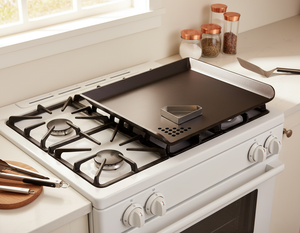 Parrilla de superficie plana fabricada en acero serie PRO - Estufas de 30" con serpentín eléctrico o de gas