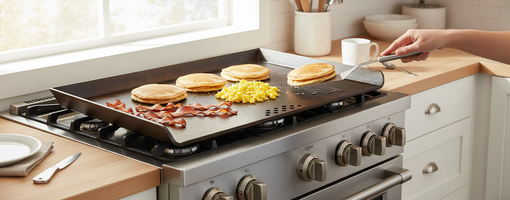 Flat Top Griddle - Baking Steel - Pizza Steel - Steelmade Cookware