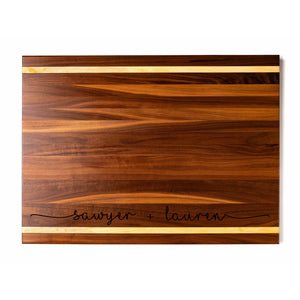Custom Cover Board Engraving Accessory Steelmade Walnut 03