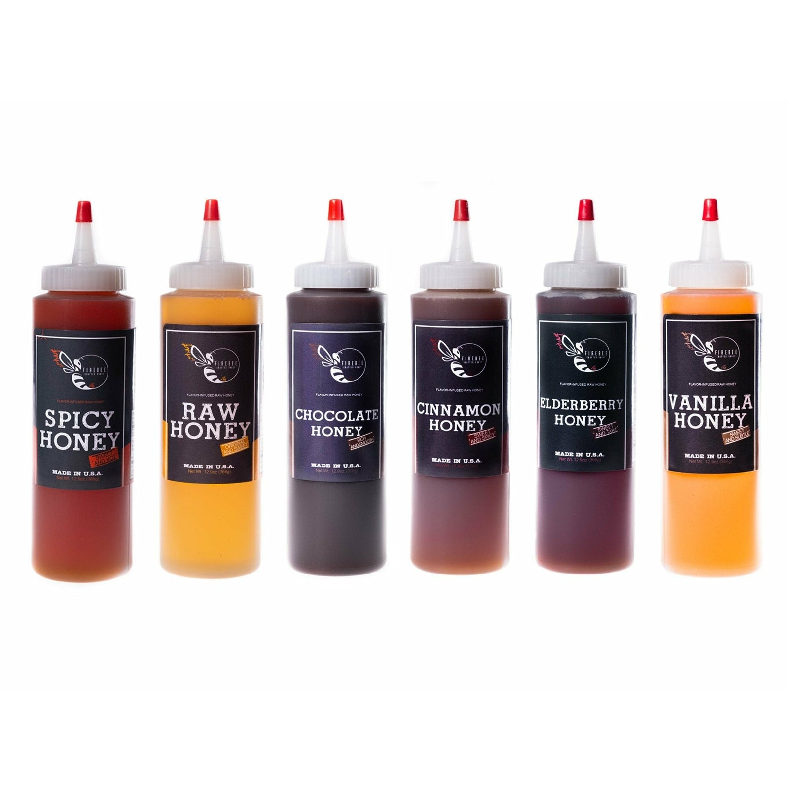 Firebee Crafted Honey Individual Squeeze Bottles Honey Steelmade 