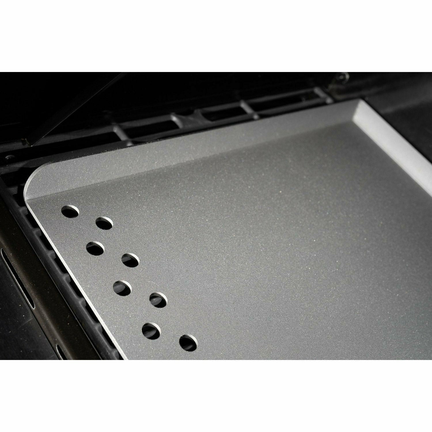 VEVOR 17 x 13 Stainless Steel Flat Top Griddle, Charcoal/Gas Grill with 2  Handles, Drain Hole 