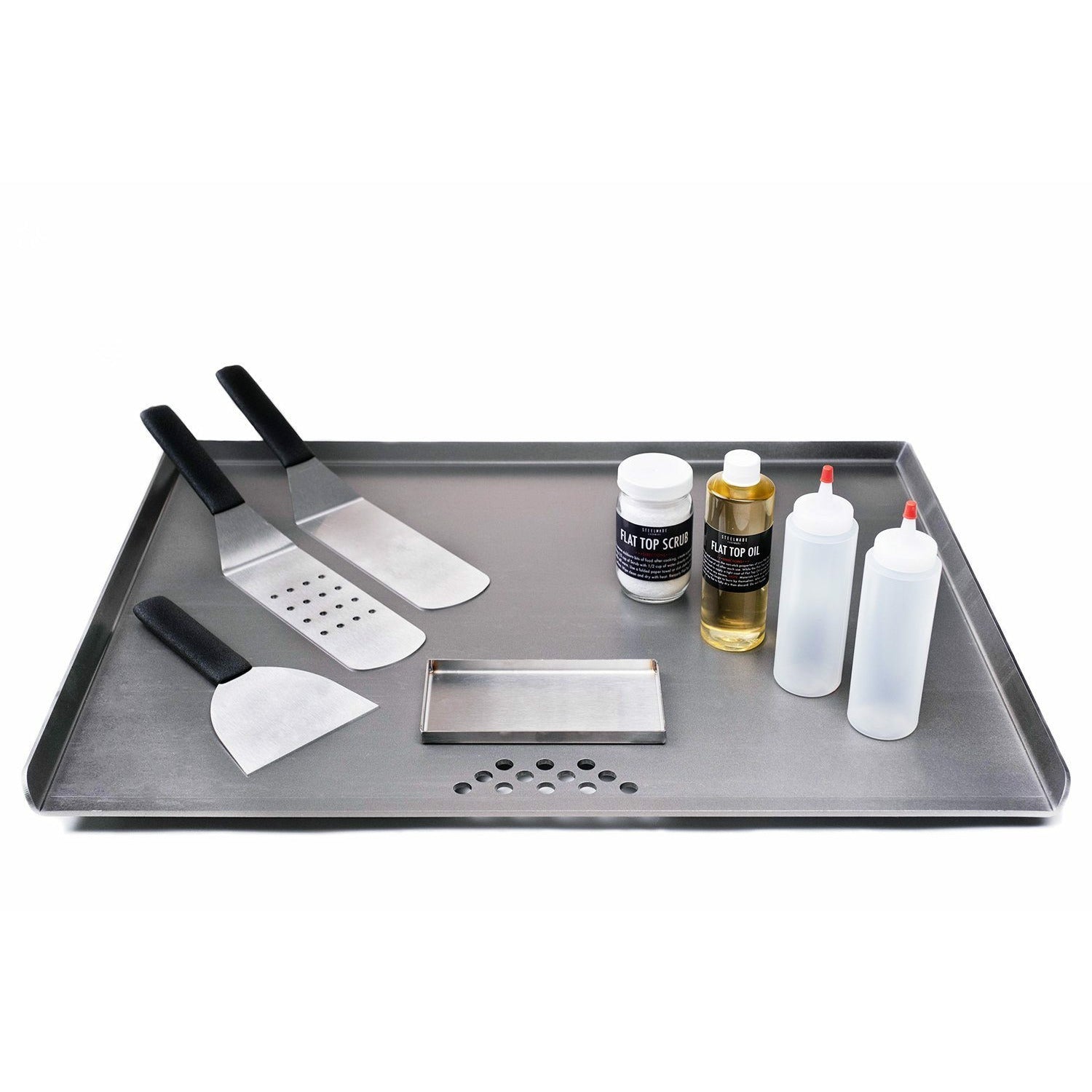 Flat Top Starter Kit - For Electric Coil 30" Range Stoves Flat Top Griddle Steelmade 