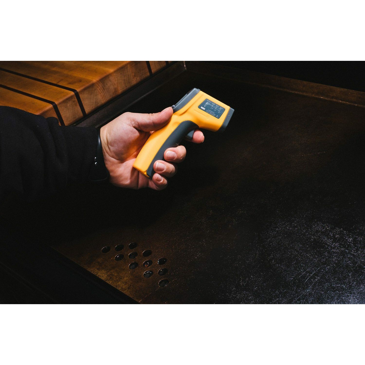 Blackstone Infrared Thermometer with LCD Display and Steel Probe