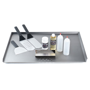 Starter Kit - Flat Top For Gas 30" Range Stoves Flat Top Griddle Steelmade No Sleeve No Pre-season