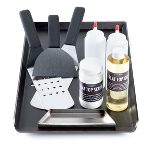 Starter Kit - Slim Flat Top For Gas or Electric Coil Stoves Flat Top Griddle Steelmade No Sleeve Yes Pre-season 