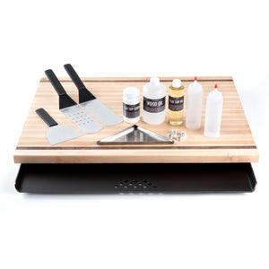 Ultimate Kit - Flat Top For 30" Radiant Glass Ceramic Range Stoves Flat Top Griddle Steelmade Maple Yes Pre-season