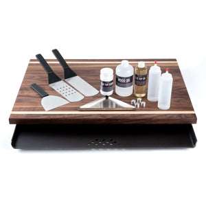 Ultimate Kit - Flat Top For 30" Radiant Glass Ceramic Range Stoves Flat Top Griddle Steelmade Walnut Yes Pre-season