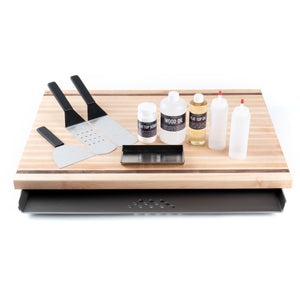 Ultimate Kit - Flat Top For Gas 30" Range Stoves Flat Top Griddle Steelmade Maple No Pre-season
